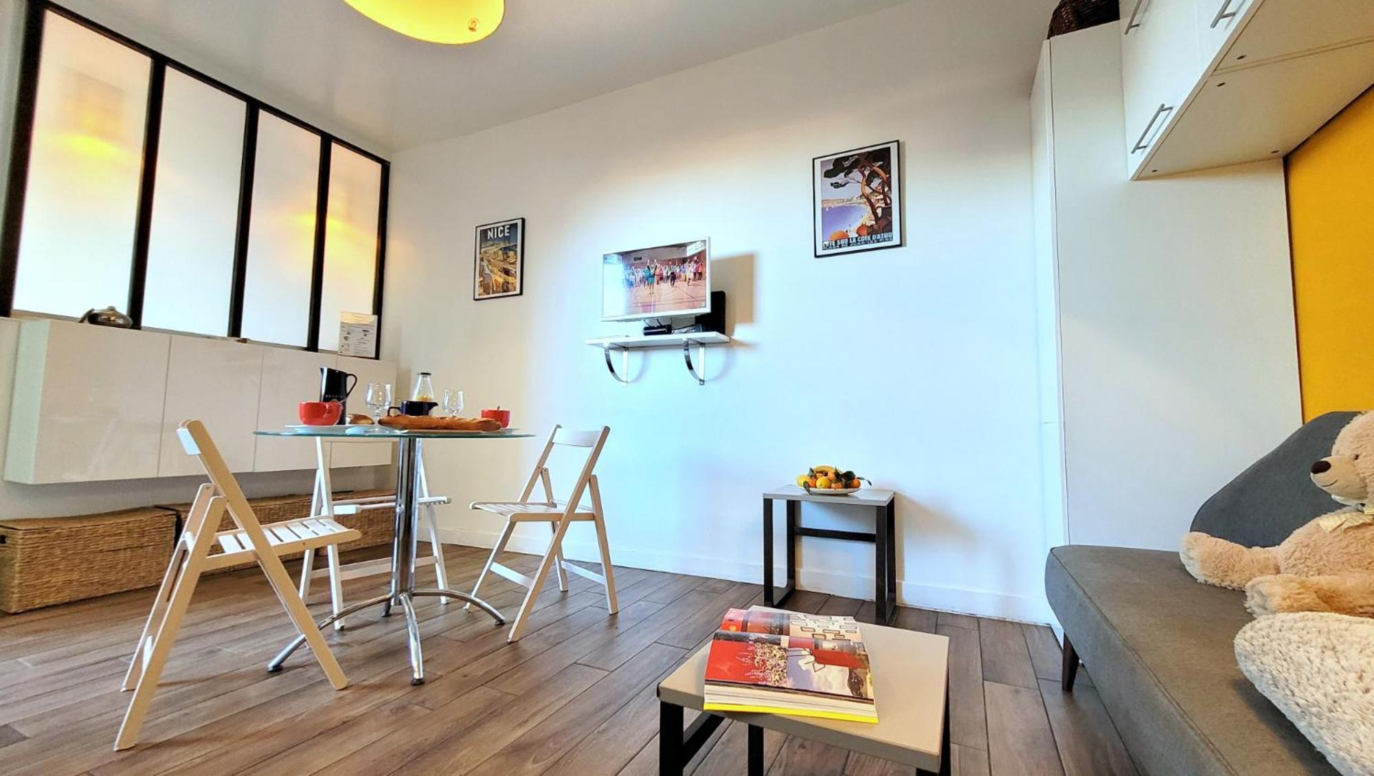 ניס Ze Perfect Place - Ideal ! 2 Pieces Antiquaires, Port Garibaldi מראה חיצוני תמונה